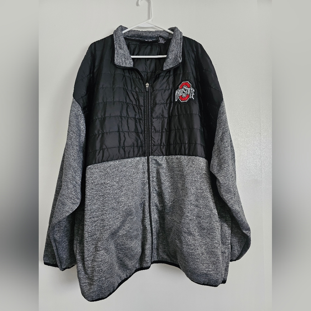 Ohio State Midweight Mens Full Zip Jacket 5XL